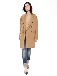 A good coat can last you years. Banana Republic Wool Camel Double Breasted Coat In Natural Lyst