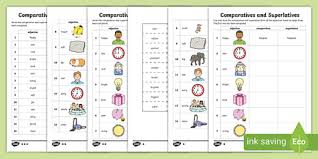 Use the practice worksheets to help your students learn about them! Comparative And Superlative Adjectives Worksheet Esl Grammar Resources