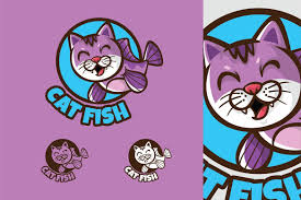 Cat Fish Mascot Esport Logo Mascot Cats Catfish