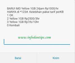 Paket internet indosat 25rb untuk sebulan kuota im3 6gb. Cara Daftar Mengaktifkan Paket Yellow Indosat Im3 Ooredoo