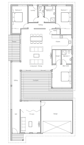 America's best house plans feature narrow lot plans that typically offer no more than a 40' width. Modern House Oz110 Construction Info House Plan