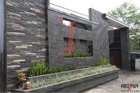 Ini adalah contoh koleksi walpaper fantastis tetang model pagar batu alam yang dapat di download. 17 Desain Pagar Batu Alam Untuk Rumah Minimalis Modern Mewah Ideas Fence Design Compound Wall Design Compound Wall