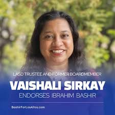 I'm excited to announce that both the League of Conservation Voters and the  Santa Clara County Democratic Party endorsed 3 candidates in this race: me  and incumbents Jonathan Weinberg and Sally Meadows!