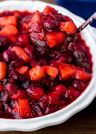 This cranberry relish is made. Cranberry Apple Chutney Delicious Little Bites