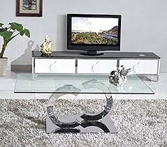 Ultra Stylish Channel Modern Glass Coffee Table Side Table Tempered Glass Polished Stainless S Coffee Table Living Room Coffee Table Living Room Side Table