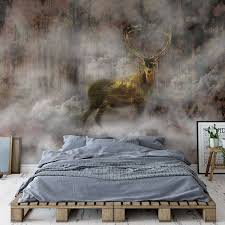 Pobierz ten obraz za darmo w rozdzielczosci hd i wybierz przycisk pobierania ponizej. Fototapeta Forest Stag In The Mist Tapeta Na Stenu Na Posters Sk