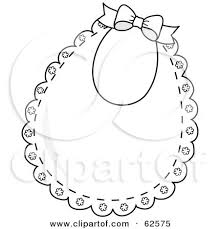 Lacy White Baby Bib With A Bow Posters Art Prints By Interior Wall Decor 62575