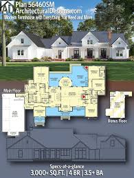 Daylight basement house plans are meant for sloped lots, which allows windows to be incorporated into the basement walls. Plan 56460sm Modern Farmhouse With Everything You Need And More Farmhouse Style House Plans House Plans Farmhouse Ranch House Plans
