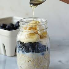 Blueberry And Honey Overnight Oats Recipe Quakeroats Com Best Overnight Oats Recipe Overnight Oats Recipe Blueberry Overnight Oats