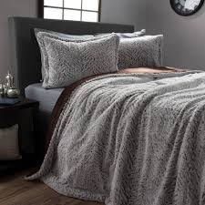 Comforter faux fur bedspread with pillow cover, great quality of ultra soft and touchable plush fur fabric. Faux Fur Bedding Target