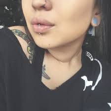 Vertical Labret Nostril 1 2 Plugs Opal Face Piercings Lip Piercing Lip Piercing Labret