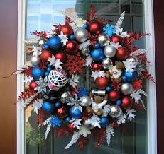 Montreal Canadiens Habs Hockey Christmas Wreath Christmas Wreaths Christmas Door Wreaths Hockey Christmas