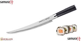Image result for samurai kitchen knives. Samura Japan Mo V Slicing Knife A Kitchen Knife Suitable For Domestic Or Professional Use The Knife Is Made Of Japanese Chrome Molybdenum Alloy Vanadium Steel The Size Of The Blade Is 24 0