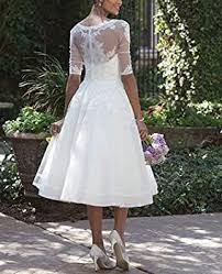 Krasse prinzessinnen kleider in live anprobe! Carnivalprom Damen Spitze Hochzeitskleid Brautkleid Mit Armeln Sheer Rundhals Abendkleider Elfenbein 32 Amazon De B Hochzeitskleid Abendkleid Kleid Hochzeit