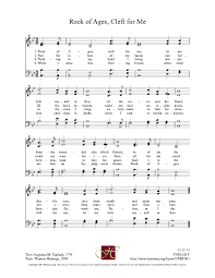 Rock Of Ages Cleft For Me Christian Song Lyrics Hymn Sheet Music Bible Songs