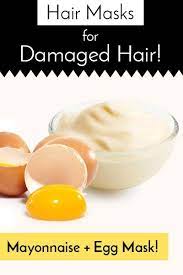 Sadly, something about how my hair was amassing and adhering to my head simply didn't agree with. Mayonnaise And Egg Hair Mask Damaged Hair Hair Mask For Damaged Hair Hair Mask