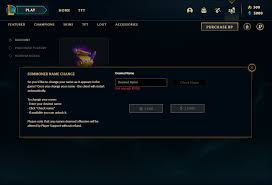 They have to open the game and click the profile. How To Change Name In League Of Legends