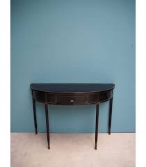 Top rated seller top rated seller. Console Table Black Metal 1 Drawer Half Moon