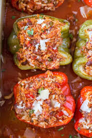 Ready in minutes when i get home from work, this soup becomes part of a balanced meal with a tossed salad, rolls or fruit. Stuffed Peppers Dinner Then Dessert