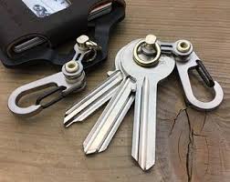 Porte Cle Ti Velo Lien Ii Mousqueton Titane Laiton Mousqueton Porte Cle Bracelets De Survie En Paracorde
