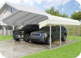 Versatube 20x20x7 Classic Steel Carport Kit Cm020200070