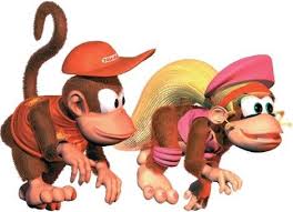 Lashes Pink Knotted Shirt Fur Hair Boyish Cap Diddy And Dixie Donkey Kong Series Donkey Kong Donkey Kong Country Diddy Kong