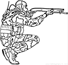 All you need is photoshop (or similar), a good photo, and a couple of minutes. Army Coloring Pages