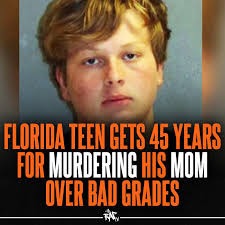 Florida teen Gregory Ramos has been sentenced to 45 years in prison after  strangling his mother to death over a fight about his grades‼️ The judge  ruled that they would review his