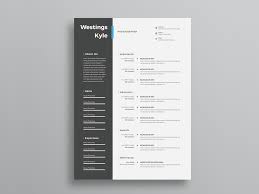 When to use photoshop for a resume. Free Resume Template With Elegant Design In Psd File Format
