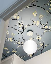 Check out our ceiling wallpaper selection for the very best in unique or custom, handmade pieces from our wall décor shops. M File This Creative Way To Use A Wallpaper On The Ceiling Looks Enchanting Wallpaper Ceiling Ceiling Decor Home Decor