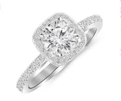 The 9 Best Fake Engagement Rings For Travel In 2021 Round Diamond Engagement Rings Diamond Engagement Rings Cushion Diamond Engagement