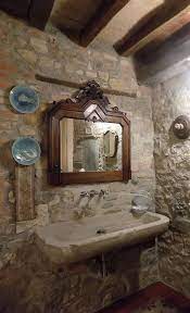 Lavello In Pietra Originale Vecchio Di Recupero Design Bagno Rustico Arredamento Bagno Rustico Idee Bagno Rustico