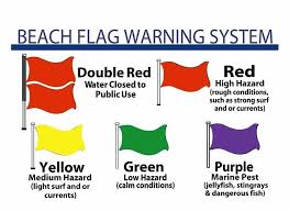 Meaning Of Beach Warning Flags In Florida Vacation Soup Beach Flags Beach Safety Pensacola Beach