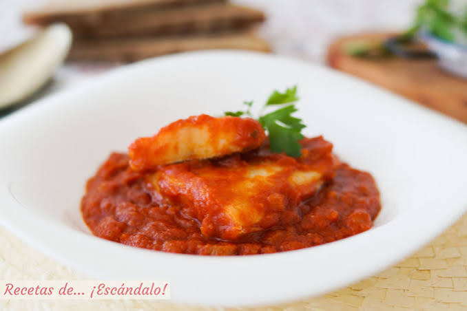 Cod with Tomato Sauce