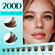 Amazon.com: Brown Lash Clusters 280PCS Eyelash Clusters Natural Looking  Individual Lash Extenison Fluffy Cluster Lashes DIY Lashes at Home by ...