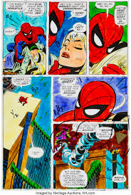 | skip to page navigation. Amazing Spider Man 121 The Night Gwen Stacy Died Page 19 Color Lot 93838 Heritage Auctions