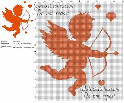 Go cross stitch crazy with our huge selection of free cross stitch patterns! Valentine S Day Cupid Monochrome Free Cross Stitch Pattern 92 X 106 Stitches Size Cross Stitch Patterns Wedding Cross Stitch Patterns Cross Stitch Numbers