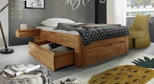 Unerlässlich ist in dem fall hochwertige bettwäsche. Schubkastenbett Ohne Kopfteil Z B Aus Massiver Buche Zarbo