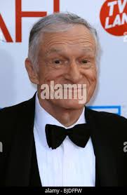 HUGH HEFNER AFI LIFE ACHIEVEMENT AWARD A TRIBUTE TO MICHAEL DOUGLAS CULVER  CITY LOS ANGELES CA USA 11 June 2009 Stock Photo