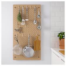 Skadis Lochplatte Kombination Holz Ikea Deutschland Pegboard Kitchen Ikea Pegboard Small Space Diy