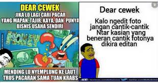 We would like to show you a description here but the site won't allow us. 7 Meme Kocak Dear Cewek Ini Nyindir Sekaligus Bikin Ketawa