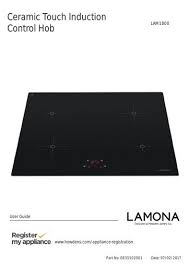 How do you activate a schott glass ceramic hob? Lamona Touch Control Induction Hob Lam1800 Manuals