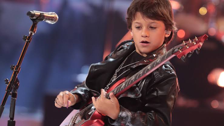 10-Year-Old Bay Melnick Virgolino Brings the House Down with "I Love Rock  'n' Roll" | AGT 2025
