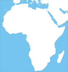 Blank Africa Map Land In White Africa Outline Africa Map World Map Africa