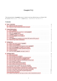 gnuplot faq manualzz com