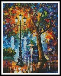 A sailing boat this beautiful pattern is based on a painting by the world renowned artist, leonid afremov. Night Aura Cross Stitch Pattern