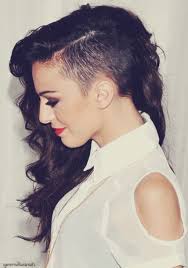 Cher Lloyd Half Shaved Hair Half Shaved Hair Long Hair Styles Undercut Curly Hair