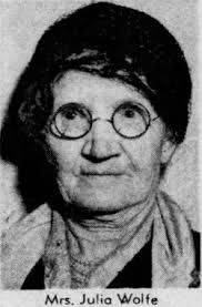 Julia Elizabeth Westall Wolfe (1860-1945)