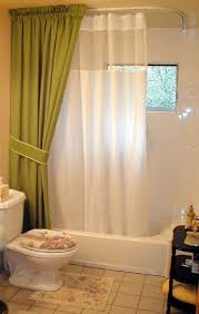 L Shaped Shower Curtain Rod Shower Curtain Decor Small Apartment Bathroom Restroom Decor