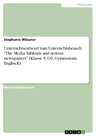 Mit flexionstabellen der verschiedenen fälle und zeiten aussprache und relevante diskussionen kostenloser vokabeltrainer. Unterrichtsentwurf Zum Unterrichtsbesuch The Media Grin